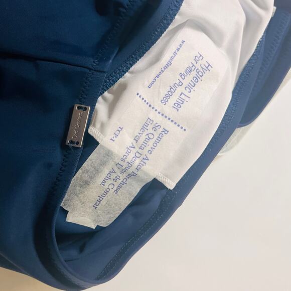 Lori Coulter Shore Your Success Navy One Piece Swimsuit Size 16 NWT - Picture 6 of 6